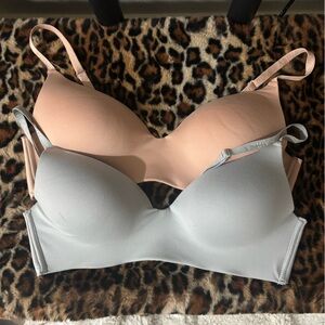 Nautica Women's Bras in Peach and Light Gray